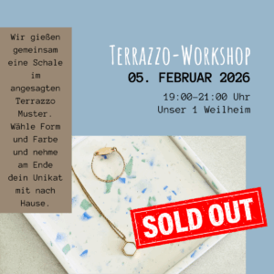 Workshop Stuttgart Terrazzo Gießen am 05.02.2026